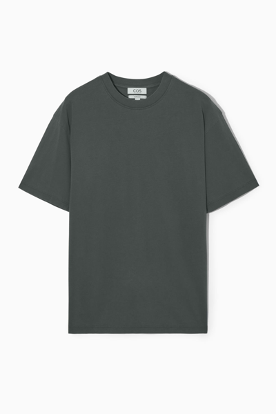 Cos The Super Slouch T-shirt In Black