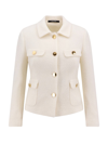 Tagliatore India Blazer In White