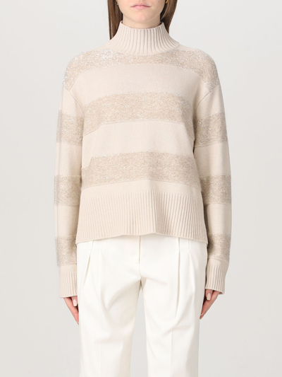 Brunello Cucinelli Jumper  Woman In Sand