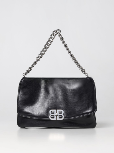 Balenciaga Bag In Tumbled Leather In Gray