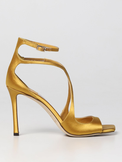 Jimmy Choo Heeled Sandals  Woman Color Ocher