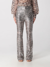 Liu •jo Sequin-embellished Straight-leg Trousers In Multicolor