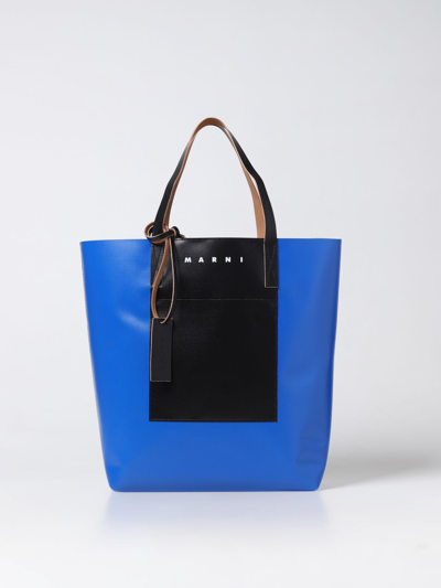 Marni Tote Bags  Woman Color Blue
