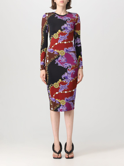 Versace Jeans Couture Dress  Woman Color Black 1 In Black 1