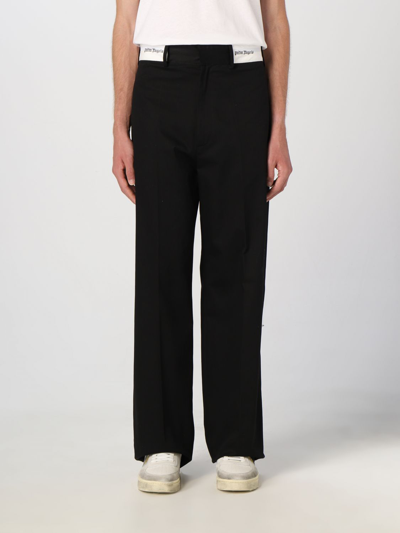 Palm Angels Baggy Tailored Trousers In Black