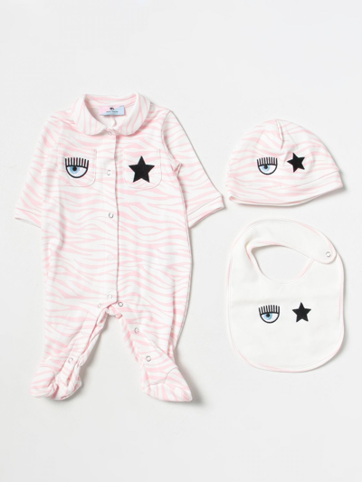 Chiara Ferragni Babies' Jumpsuit  Kids Color Pink
