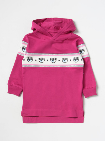 Chiara Ferragni Dress  Kids Color Fuchsia