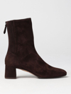 Aquazzura Flat Ankle Boots  Woman Color Brown