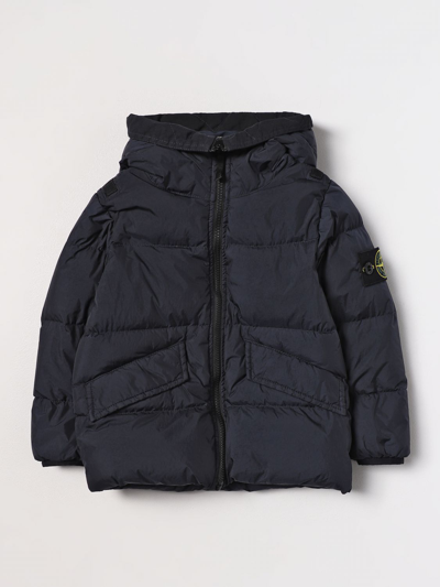 Stone Island Junior Kids' 外套  儿童 颜色 蓝色 In Blue