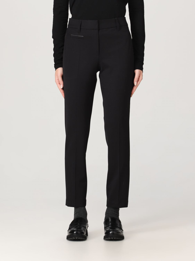 Brunello Cucinelli Trousers  Woman In Black