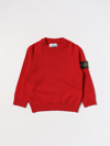 Stone Island Jumper  Junior Kids In Red