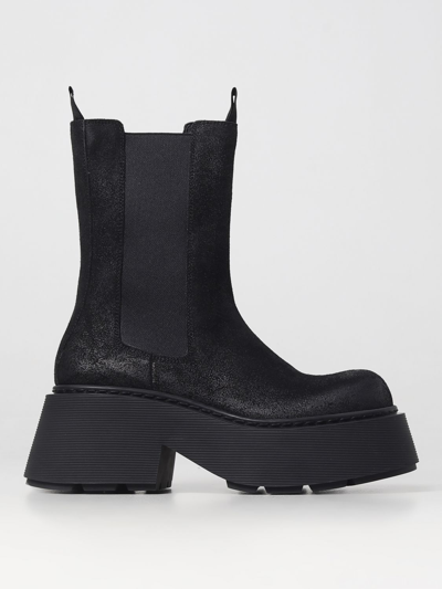 Vic Matie Flat Ankle Boots Vic Matié Woman Color Black