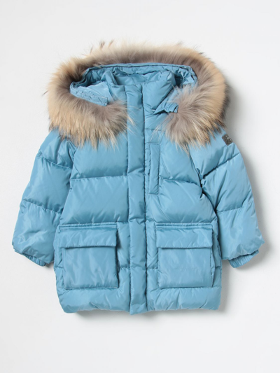 Il Gufo Babies' Jacket  Kids In Gnawed Blue