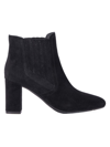 Aquatalia Ianna Suede Chelsea Ankle Boots In Black