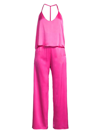 Lunya Women's Washable Silk 2-piece Pajama Set In Caffeinated Pink
