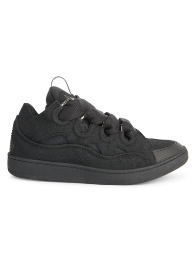Lanvin Curb Sneakers In Black