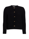 Ba&sh Gaspard Round-neck Cardigan In Black