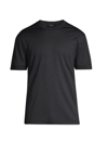 Knt By Kiton Men's Cotton Crewneck T-shirt In Dark Grey