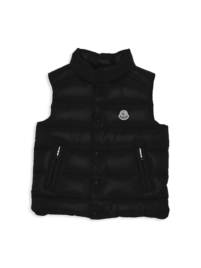 Moncler Little Kid's & Kid's Tib Down Vest In Black