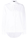 ISABEL BENENATO LONG-SLEEVE COTTON SHIRT