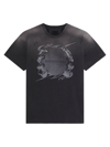 GIVENCHY MEN'S CASUAL FIT T-SHIRT IN COTTON WITH RING PRINT