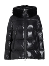 Moncler Laiche Short Parka In Black