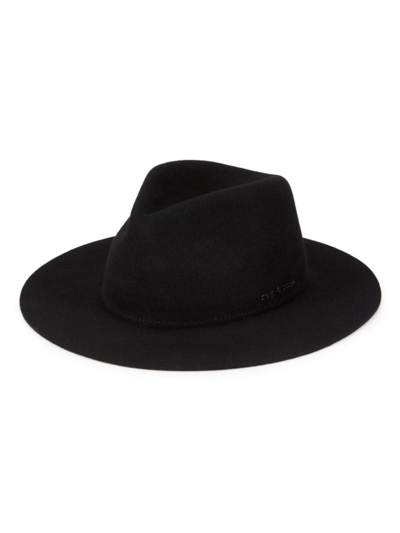 Rag & Bone City Felt Wool Panama Hat In Black