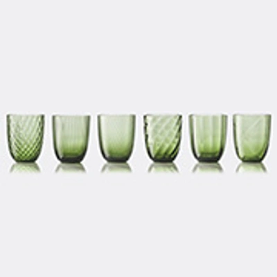 Nasonmoretti Glassware Soraya Green 6