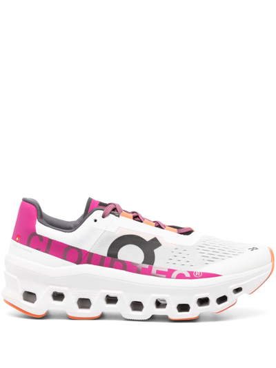 On Running Cloudmonster Low-top Sneakers In Silverivry