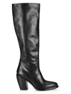 Rag & Bone Women's Mustang 55mm Leather Knee-high Boots In Black