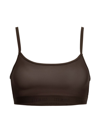 Item M6 Women's All Mesh Bralette In Cacao
