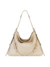 Givenchy Women's Medium Voyou Bag In Leather In Natural Beige