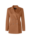 Akris Nadine Cashmere Double-breasted Jacket In Vicuna
