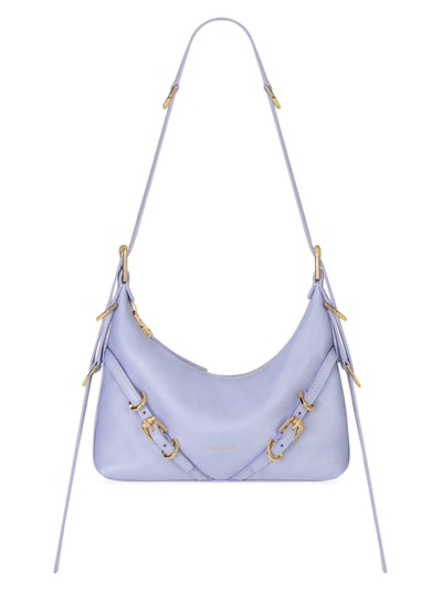 Givenchy Women's Mini Voyou Bag In Leather In Violet
