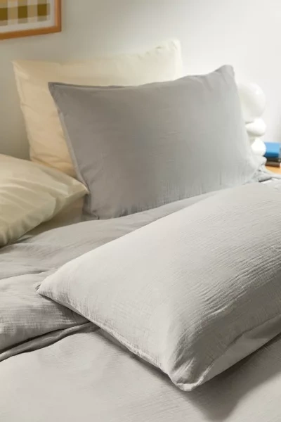 Urban Outfitters Cozy Crinkle Duvet Set