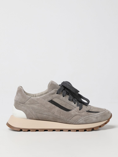 Brunello Cucinelli Sneakers  Damen Farbe Grau In Gray