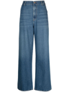 3X1 WIDED-LEG COTTON JEANS