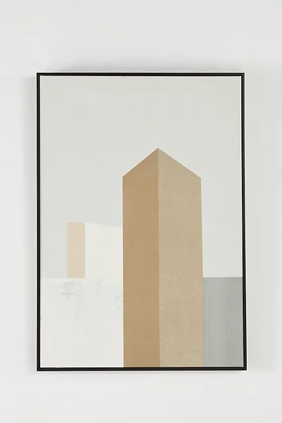 Anthropologie Opulent Structures 4 Wall Art In Beige