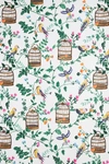 Carly Beck Ann's Garden Wallpaper In White