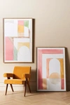 Anthropologie Invisible City No. 2 Wall Art In Pink