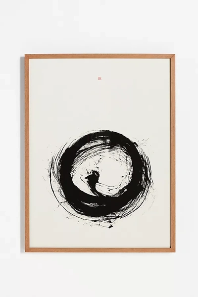 Thoth Adan For Artfully Walls Seed (spiral Ensō) Wall Art In White