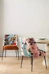 Anthropologie Bara Velvet Elowen Chair In Blue