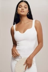 Dress The Population Sloane Sleeveless Sheath Dress In White