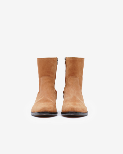 Isabel Marant Okuni Suede Low Boots In Brown