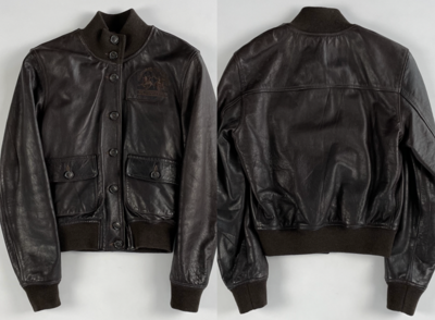 Pre-owned La Martina Lederjacke Leather Jacket Leder Jacke Blouson Lederblouson S