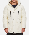 Woolrich Feather Down Hooded Coat In White
