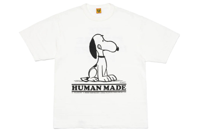 Pre-owned Human Made Peanuts #1 T-shirt White