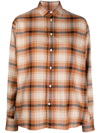 Polo Ralph Lauren Plaid-check Pattern Shirt In Brown