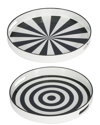 R16 HOME SET OF 2 ALICE QUINN ROUND TRAY