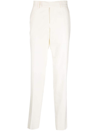 Lardini Off-centre Fastening Chino Trousers In Neutrals